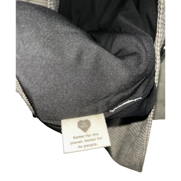 Madewell Dorset Oversized Blazer in Houndstooth Womens Medium Black Ivory - Picture 12 of 12